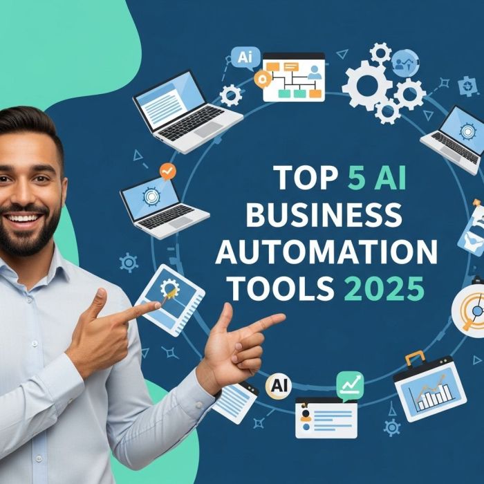 Top 5 AI Tools for Business Automation in 2025 - Graphic Eagle